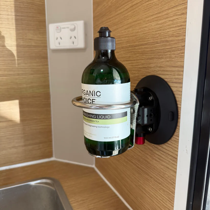 Over Engineered Cup Holder – Secure Suction Cup Mount