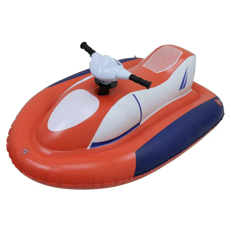 Inflatable Pool Scooter – 2 mph, 60‑Minute Runtime, Jet‑Ski Style Ride