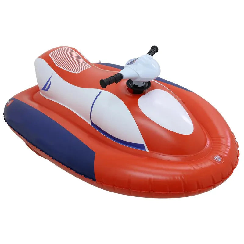 Inflatable Pool Scooter – 2 mph, 60‑Minute Runtime, Jet‑Ski Style Ride