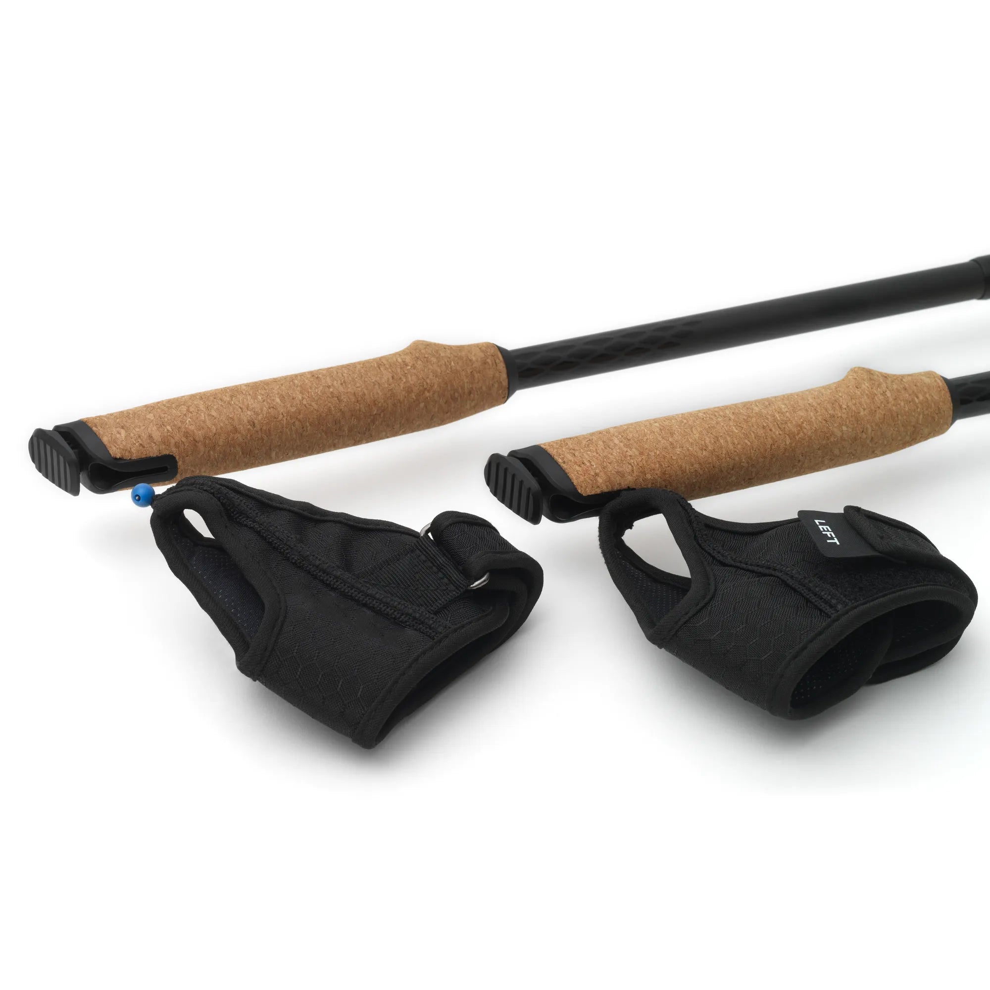 Carbon Fiber Running Poles – Z‑Fold Adjustable 100‑120cm, Cork Grips, Ultralight for Trail & Mountain