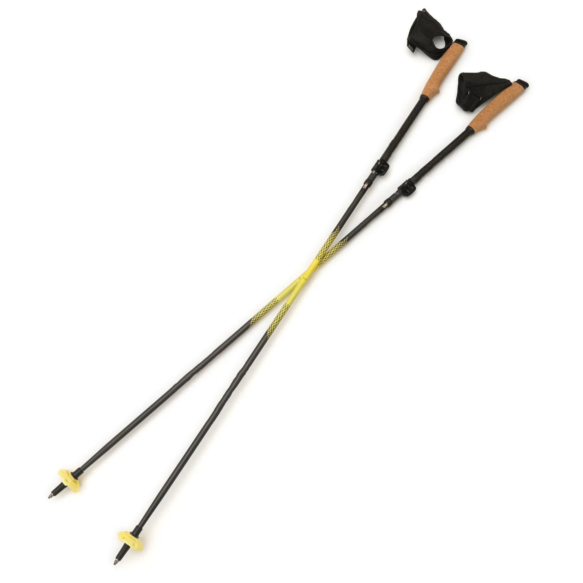 Carbon Fiber Running Poles – Z‑Fold Adjustable 100‑120cm, Cork Grips, Ultralight for Trail & Mountain