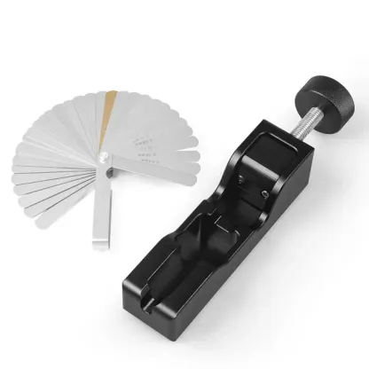Spark Plug Gap Tool with Feeler Gauge – 32‑Blade Set, 0.04–0.88mm, Fits 10–16mm Plugs