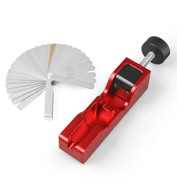 Spark Plug Gap Tool with Feeler Gauge – 32‑Blade Set, 0.04–0.88mm, Fits 10–16mm Plugs