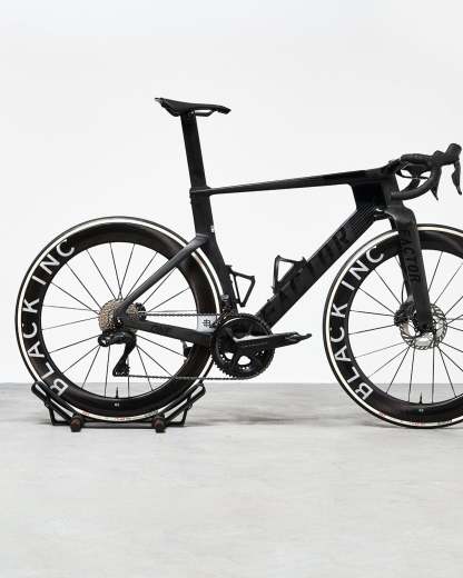 Bicycle Stand – Vertical Bike Display with Solid Oak Design