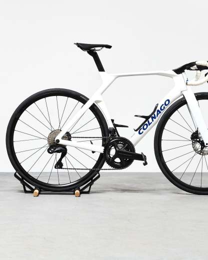 Bicycle Stand – Vertical Bike Display with Solid Oak Design