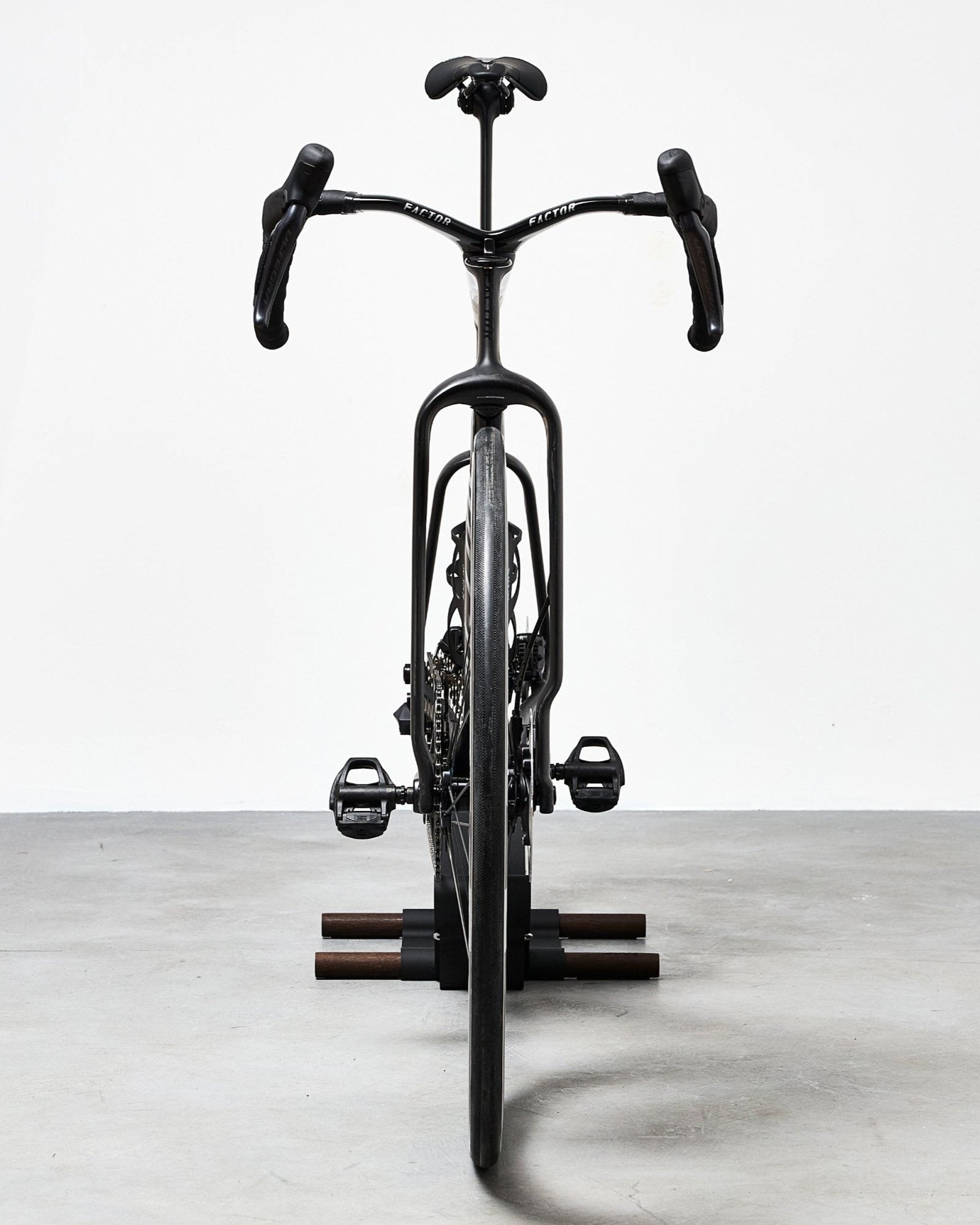 Bicycle Stand – Vertical Bike Display with Solid Oak Design