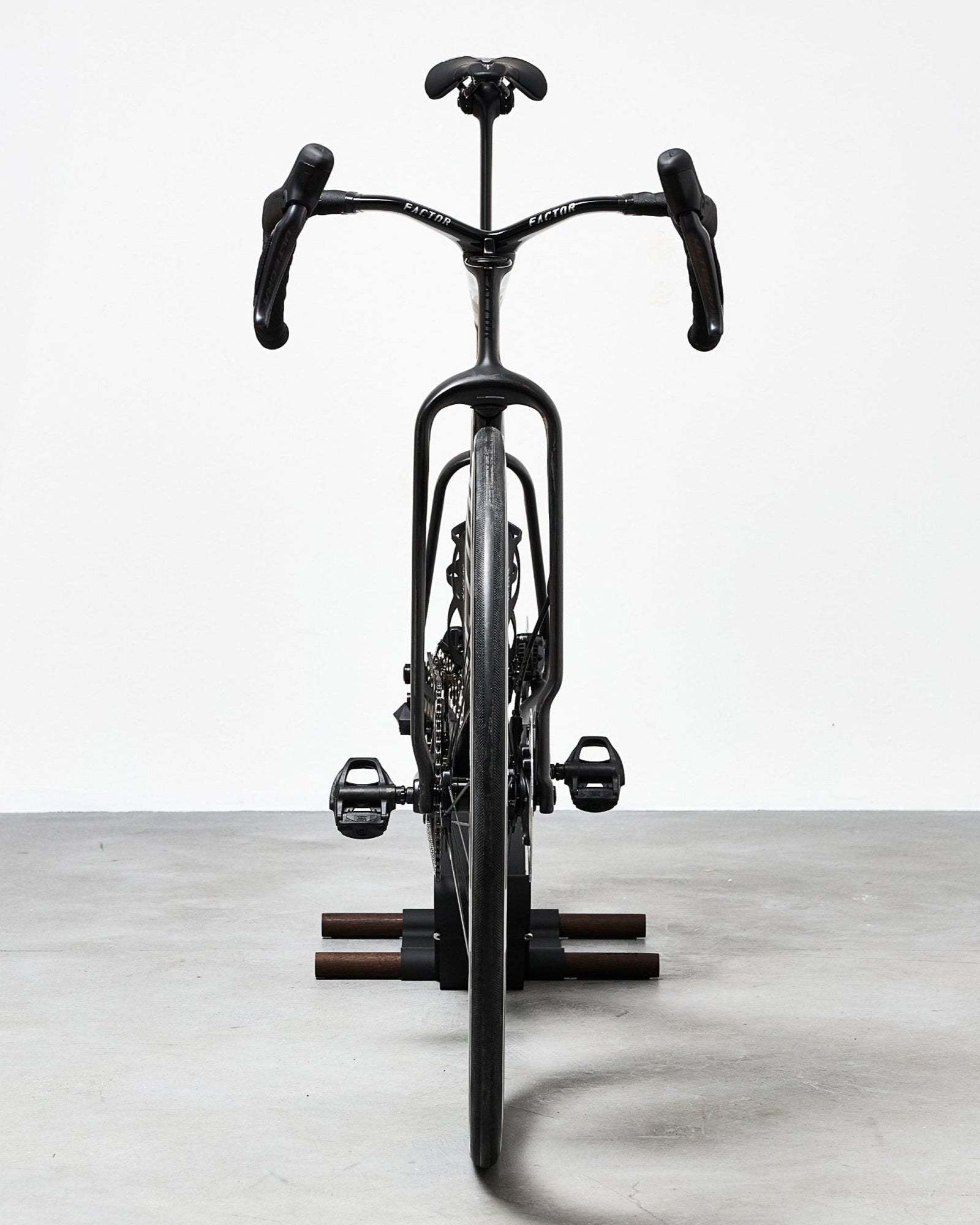 Bicycle Stand – Vertical Bike Display with Solid Oak Design