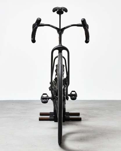 Bicycle Stand – Vertical Bike Display with Solid Oak Design