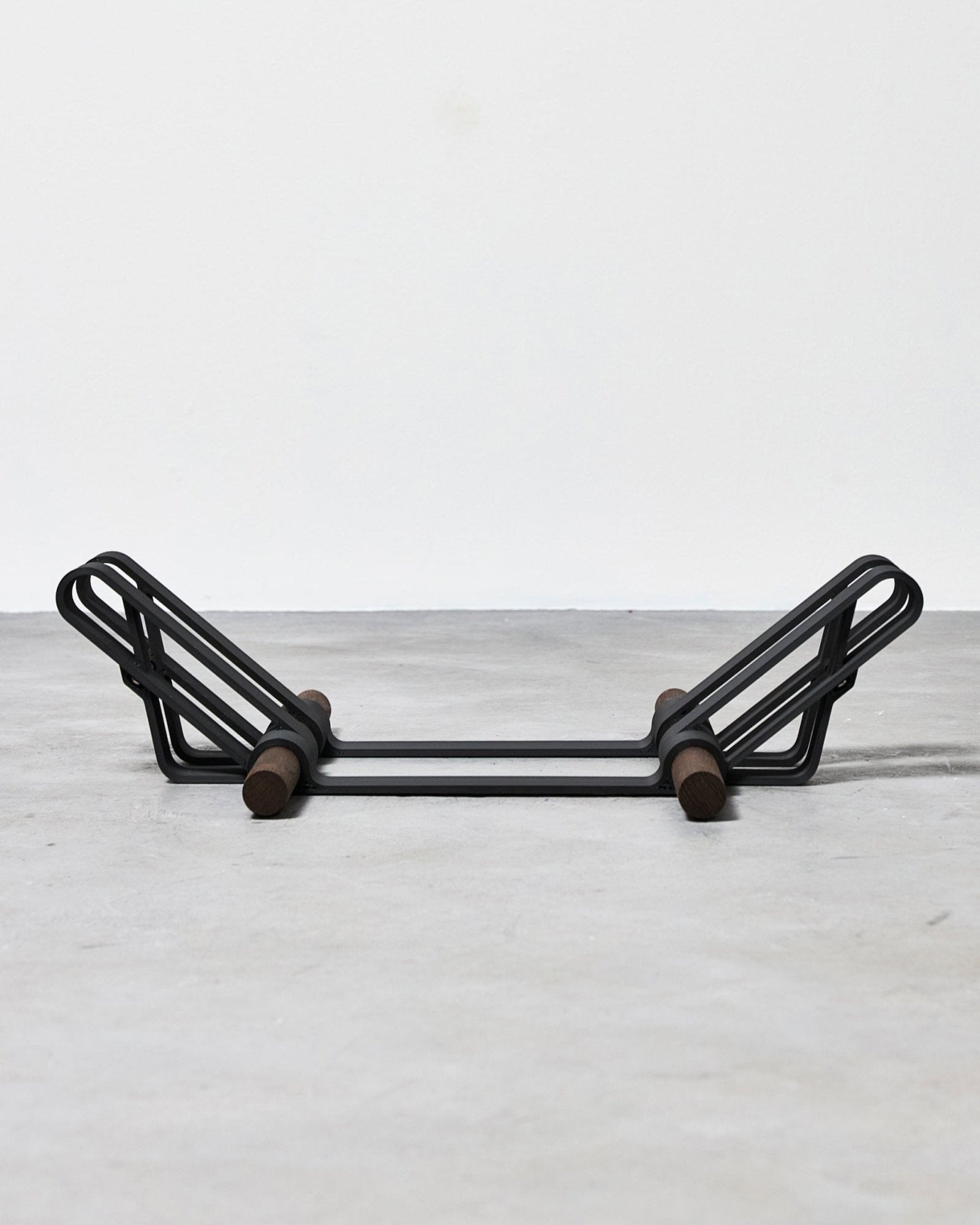 Bicycle Stand – Vertical Bike Display with Solid Oak Design