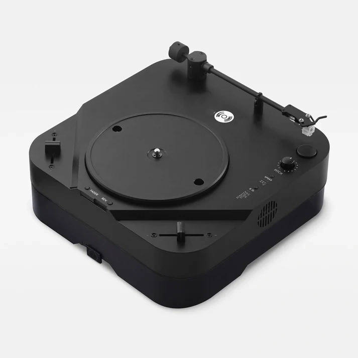 Portable DVS Turntable – Scratch Digital Vinyl Anywhere, CNC Aluminum, 8‑Hour Battery