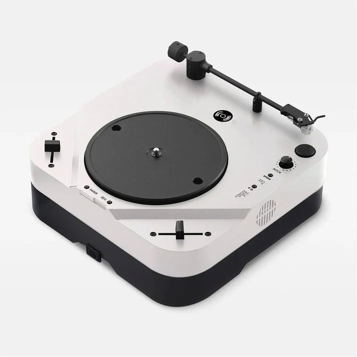 Portable DVS Turntable – Scratch Digital Vinyl Anywhere, CNC Aluminum, 8‑Hour Battery