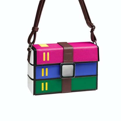 Archive Messenger Bag – 100% Vegan Leather, Magnetic Closure, Adjustable Strap