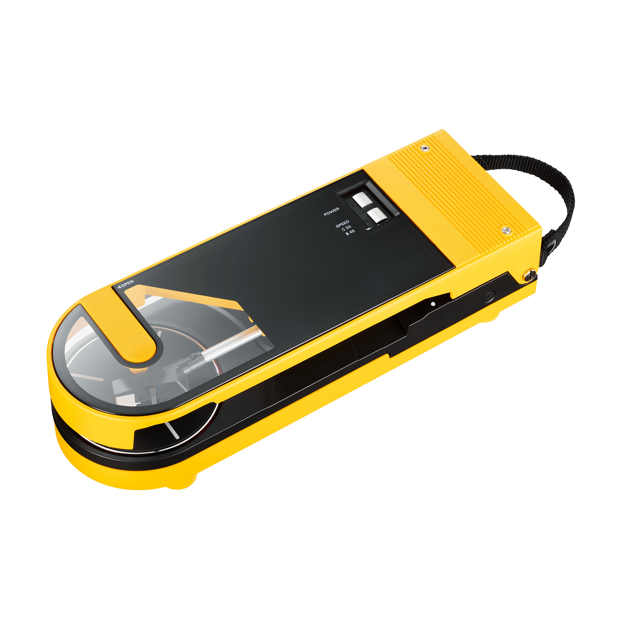 Portable Record Player – Belt-Drive Turntable with Bluetooth Wireless