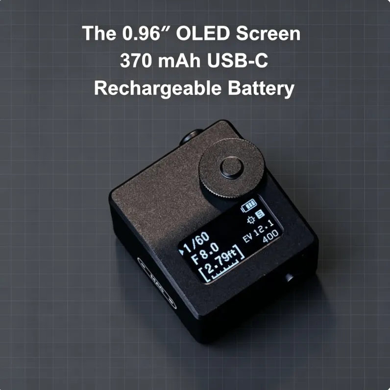 Pocket Light Meter with Laser Measure & Spot Metering