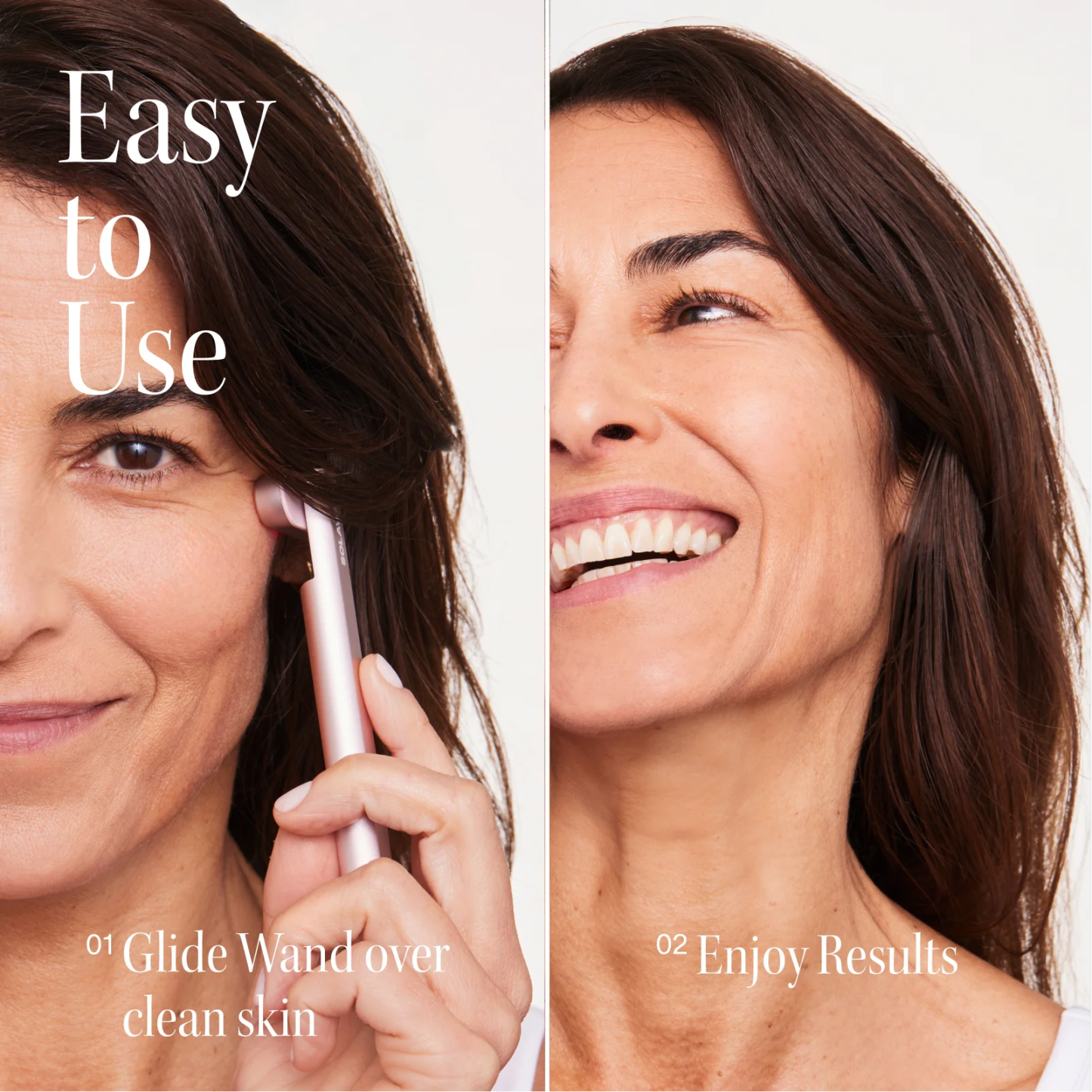 4-in-1 Red Light Therapy Beauty Wand – Facial Massager with Galvanic Current & Warm Care