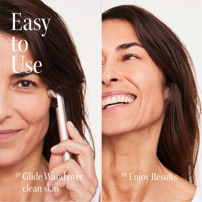 4-in-1 Red Light Therapy Beauty Wand – Facial Massager with Galvanic Current & Warm Care