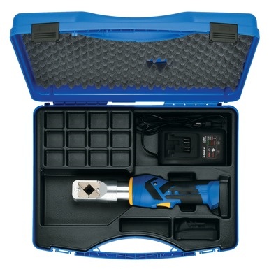 Cordless Hydraulic Crimping Tool – 6–120mm², Closed Head, One‑Button Operation, 10.8V Li‑Ion