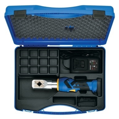 Cordless Hydraulic Crimping Tool – 6–120mm², Closed Head, One‑Button Operation, 10.8V Li‑Ion