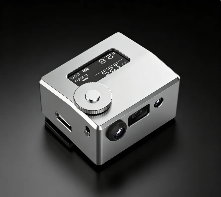 Pocket Light Meter with Laser Measure & Spot Metering