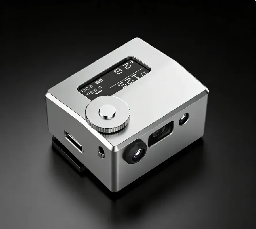 Pocket Light Meter with Laser Measure & Spot Metering