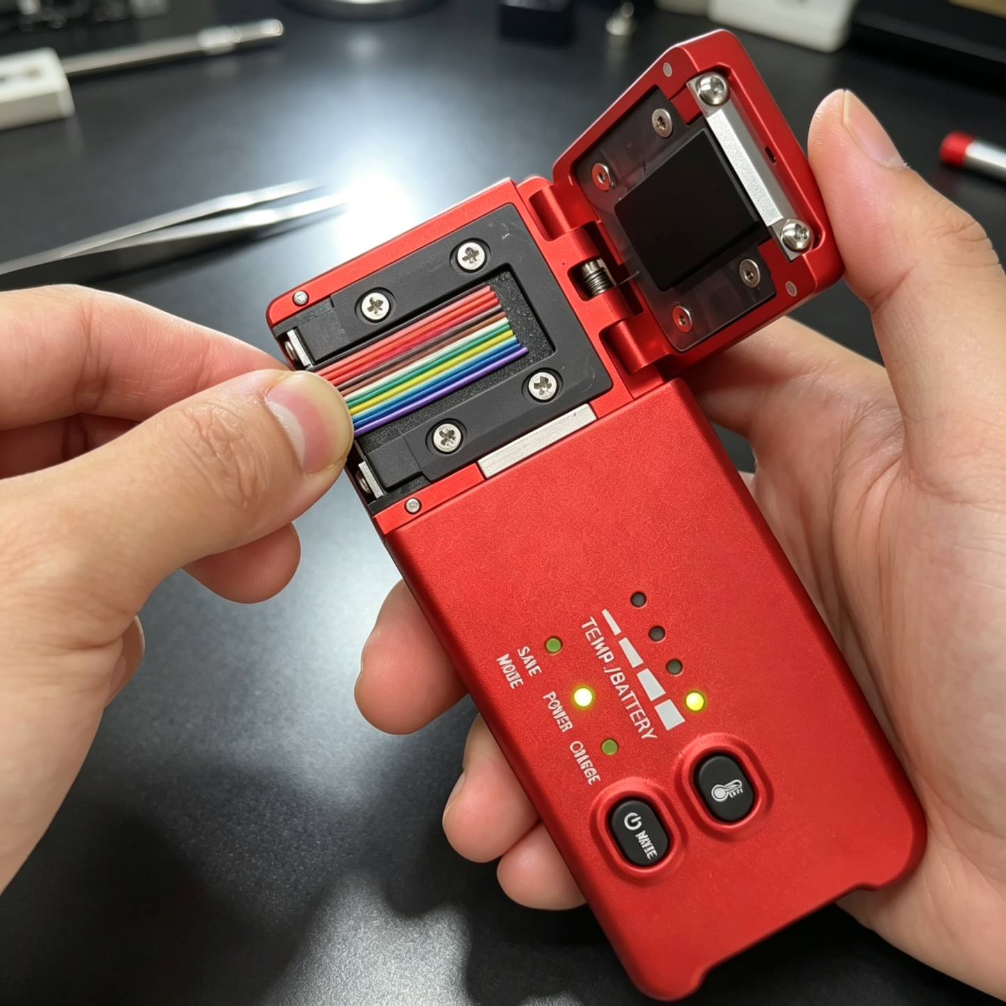Fiber Thermal Stripper – Built‑In Battery, Wide Blade for Multi‑Fiber Stripping, 660 Fibers Per Charge