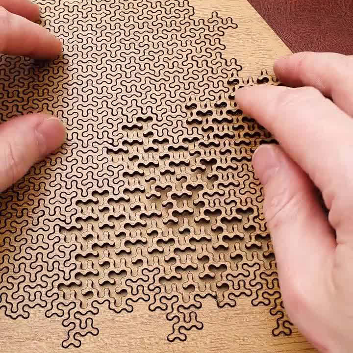 Fractal Jigsaw Puzzle – High Difficulty Brain Teaser