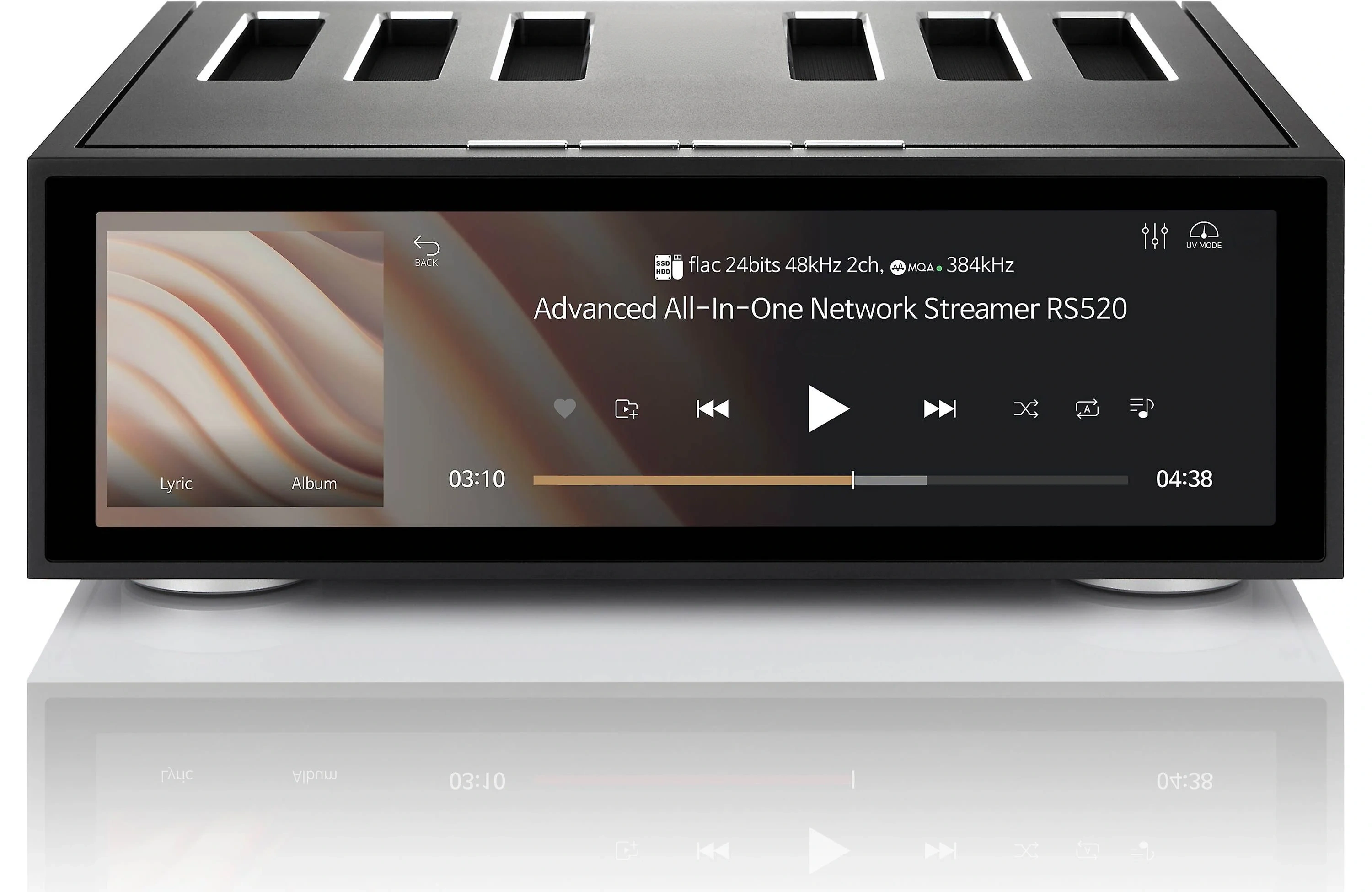 All‑in‑One Network Streamer – Integrated Amp, ES9038PRO DAC, 250Wpc, Touchscreen