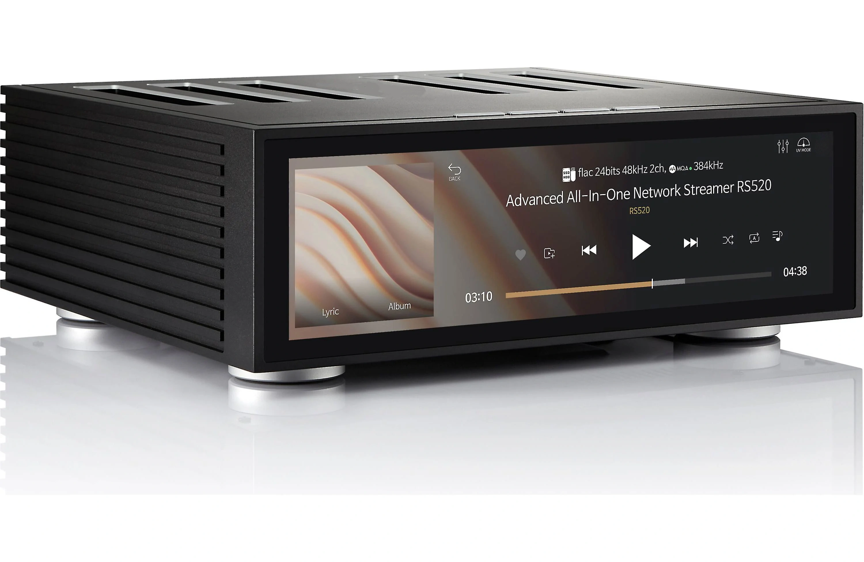 All‑in‑One Network Streamer – Integrated Amp, ES9038PRO DAC, 250Wpc, Touchscreen