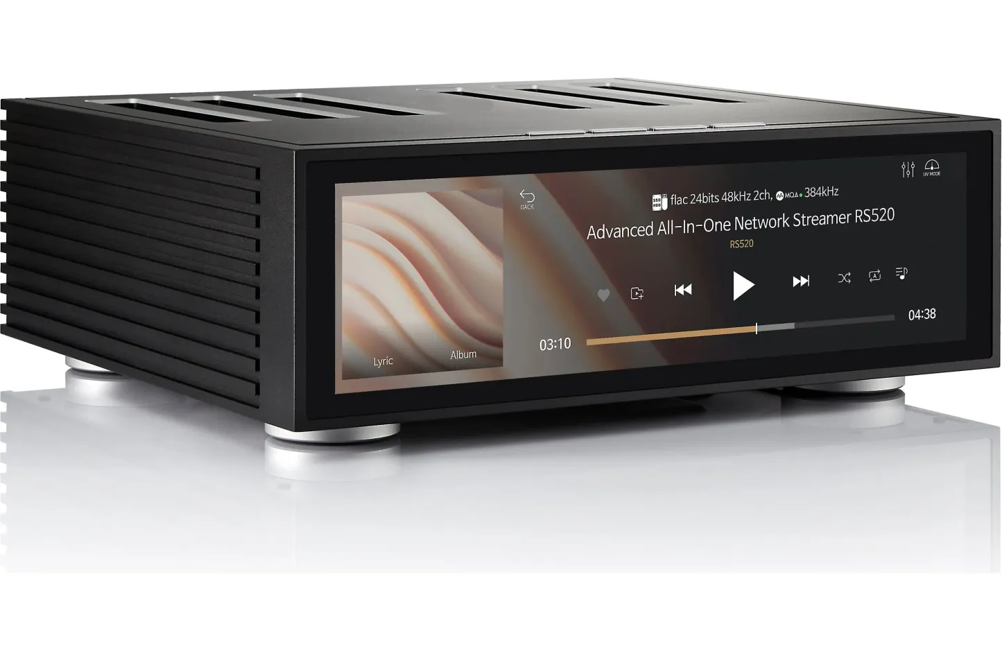 All‑in‑One Network Streamer – Integrated Amp, ES9038PRO DAC, 250Wpc, Touchscreen