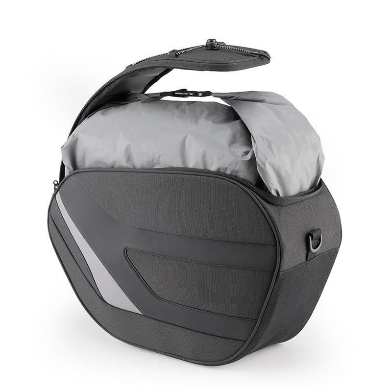 18L Motorcycle Soft Pannier – Right Side, Concealed Mount, Removable Waterproof Liner