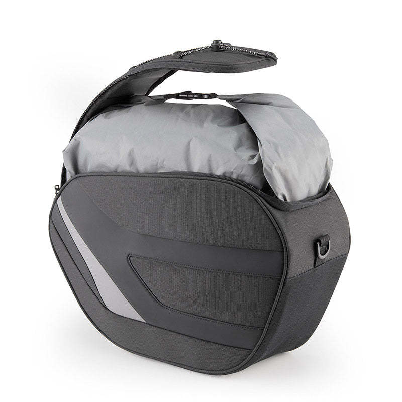 18L Motorcycle Soft Pannier – Right Side, Concealed Mount, Removable Waterproof Liner