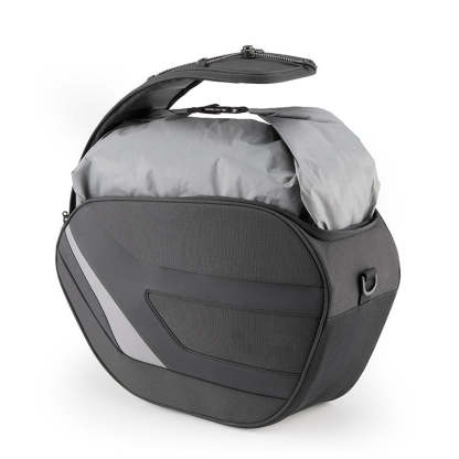 18L Motorcycle Soft Pannier – Right Side, Concealed Mount, Removable Waterproof Liner