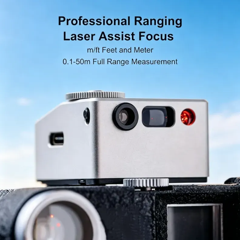 Pocket Light Meter with Laser Measure & Spot Metering