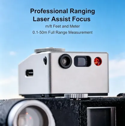 Pocket Light Meter with Laser Measure & Spot Metering