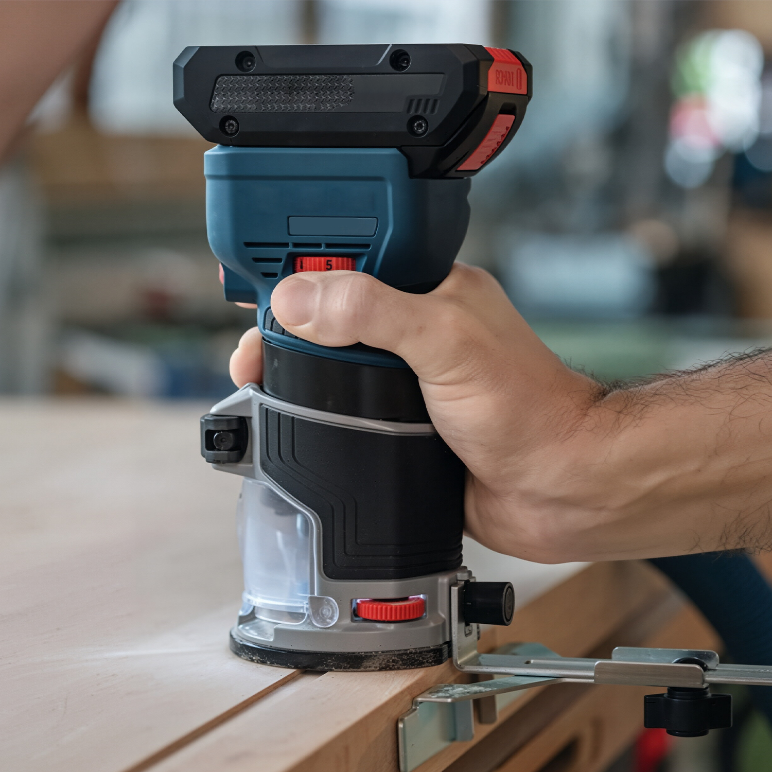 Cordless Trimmer with Dust Adapter – Lightweight, Balanced, Hands‑Free Spindle Lock
