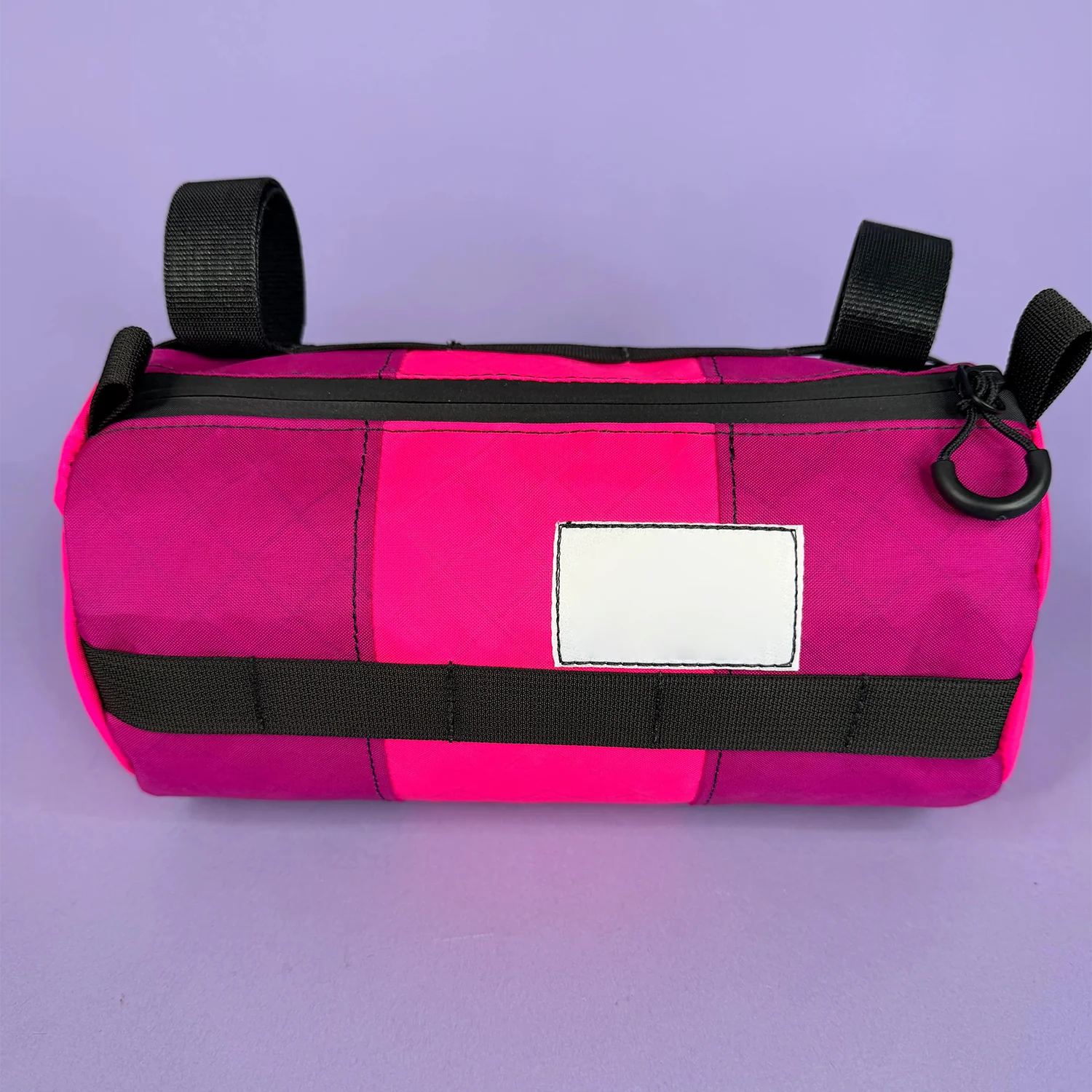 Bike Snack & Gear Storage System – Triangular Food Bag + Handlebar Roll Bag for Cycling Adventures