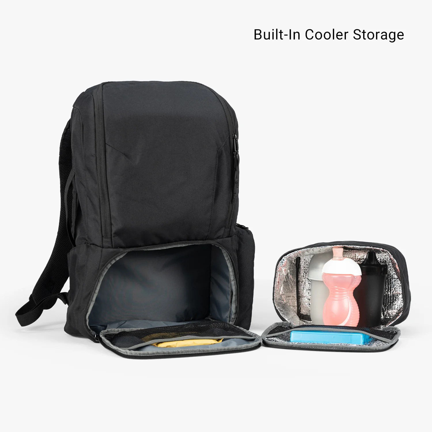 Adventure Diaper Bag – Water‑Resistant, Insulated Pouch, Padded Tech Pocket, for Modern Dads