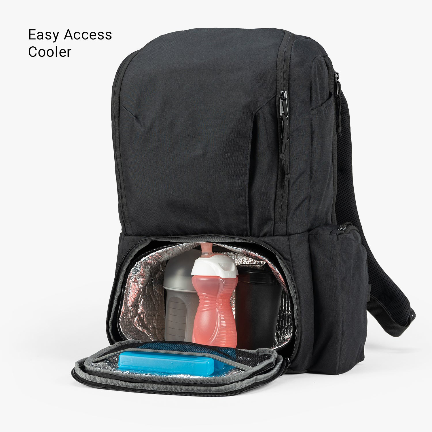 Adventure Diaper Bag – Water‑Resistant, Insulated Pouch, Padded Tech Pocket, for Modern Dads