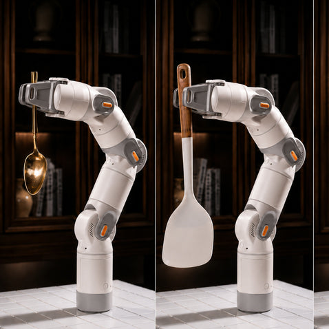 Modular AI Robotic Arm – Plug‑and‑Play, App & Voice Control, No Coding Required