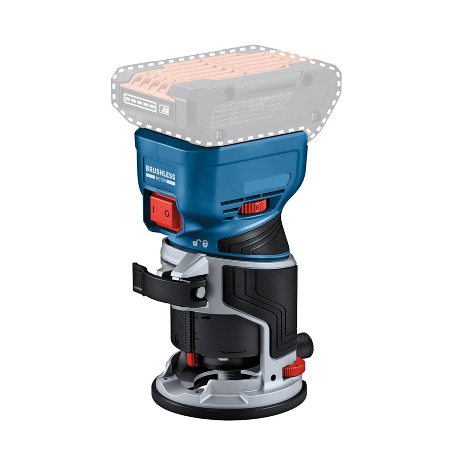 Cordless Trimmer with Dust Adapter – Lightweight, Balanced, Hands‑Free Spindle Lock