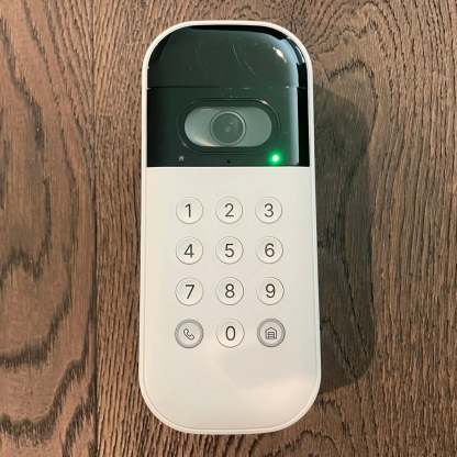 Wireless garage door opener keypad