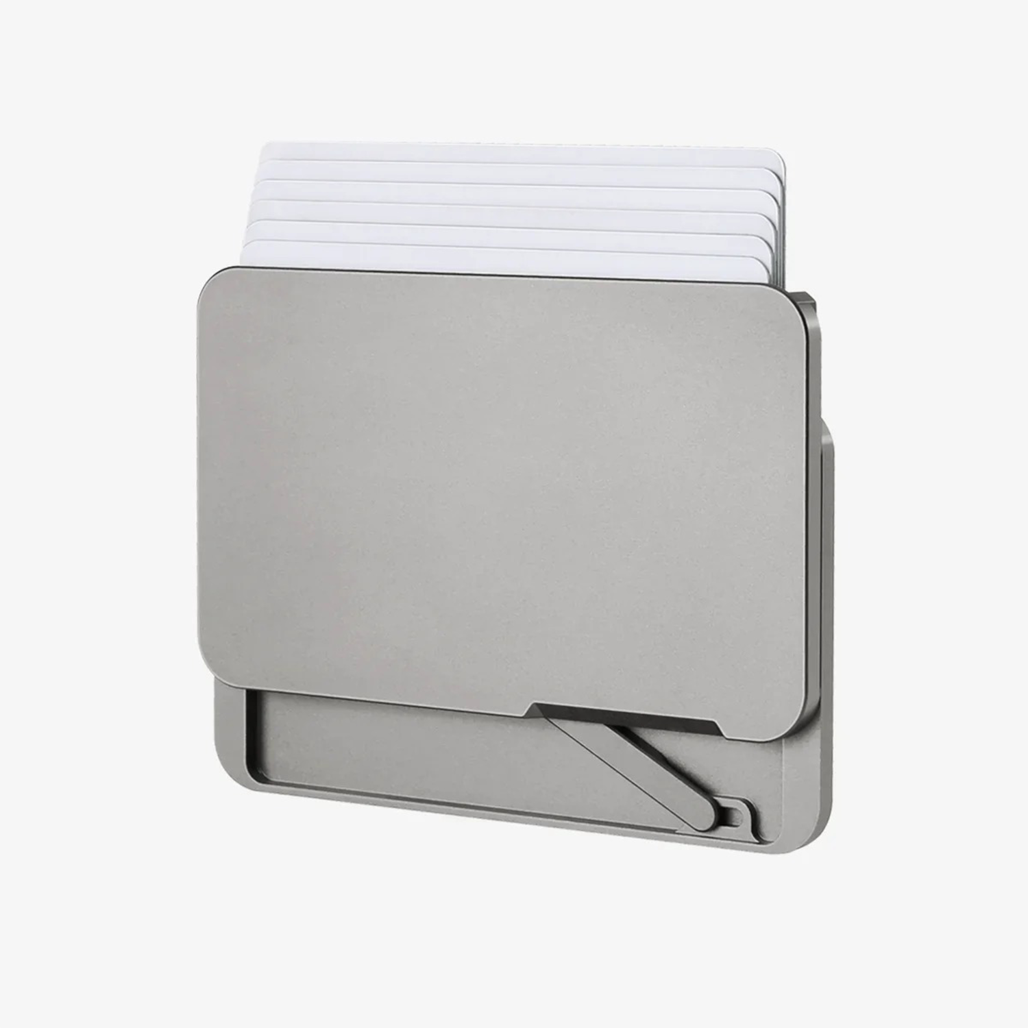 Slim Metal Wallet – One‑Handed Card Access, CNC‑Machined, Holds Up to 6 Cards