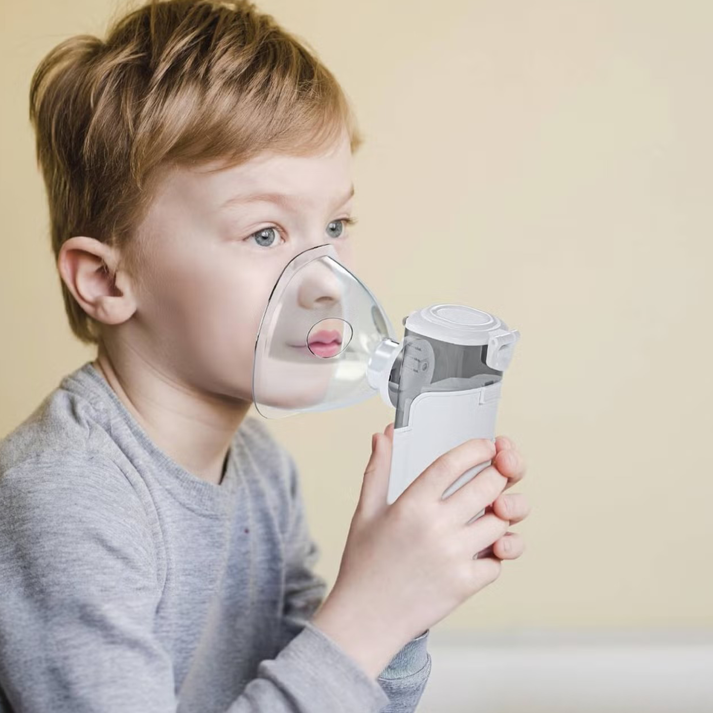 Portable Rechargeable Asthma Nebulizer – Compact, 3–4 Hour Battery, LED Indicator