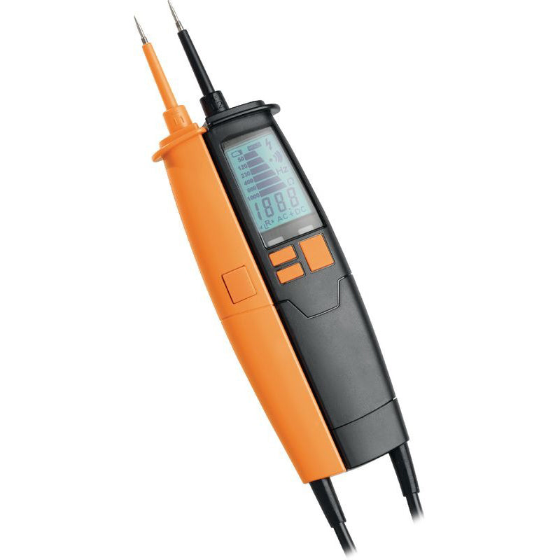 Microprocessor-controlled digital voltage tester