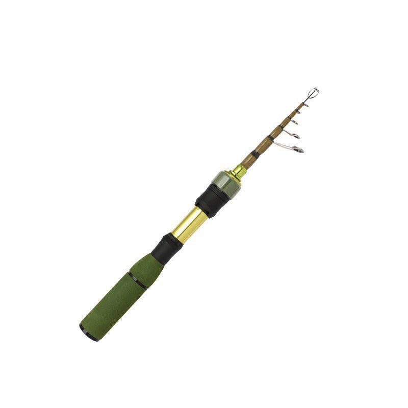 Telescopic carbon fiber ultralight fast casting spinning rod