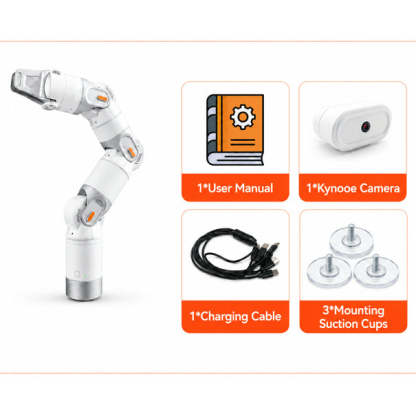 Modular AI Robotic Arm – Plug‑and‑Play, App & Voice Control, No Coding Required