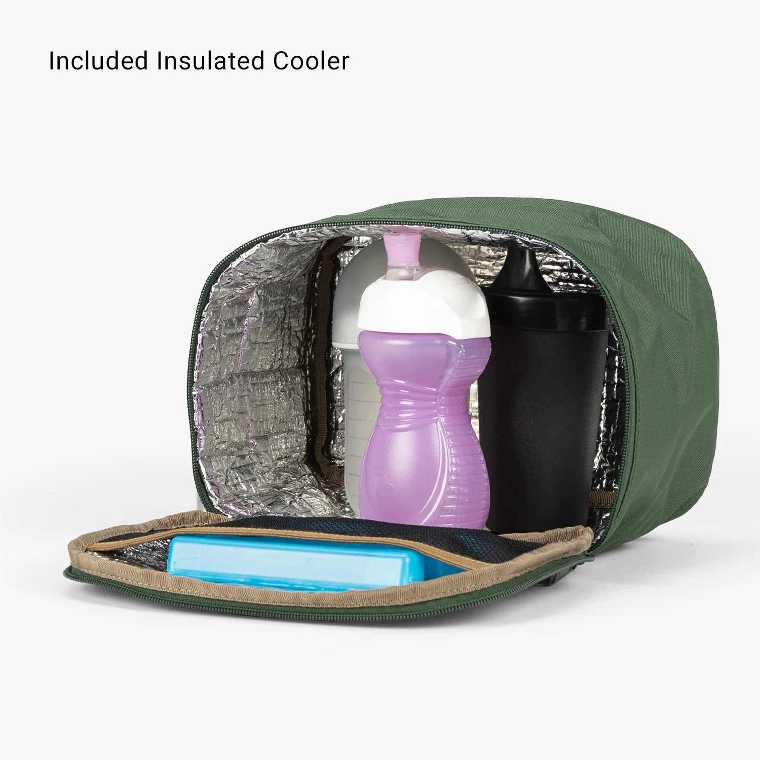 Adventure Diaper Bag – Water‑Resistant, Insulated Pouch, Padded Tech Pocket, for Modern Dads