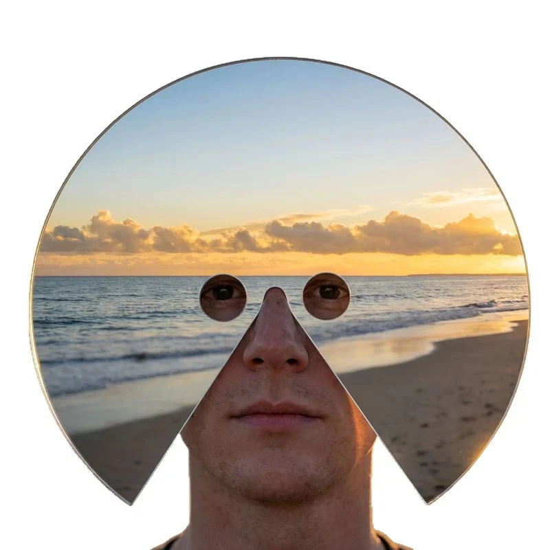 Mirror Mask – See What the Wearer Sees, Anti‑Selfie, for Artists & Filmmakers