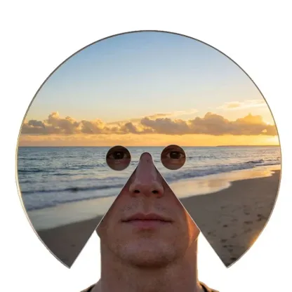 Mirror Mask – See What the Wearer Sees, Anti‑Selfie, for Artists & Filmmakers