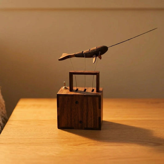 Walnut Whale Automaton